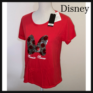 ディズニー(Disney)の【タグ付き新品 LL】DisneyキラキラミニーちゃんTシャツ(Tシャツ(半袖/袖なし))