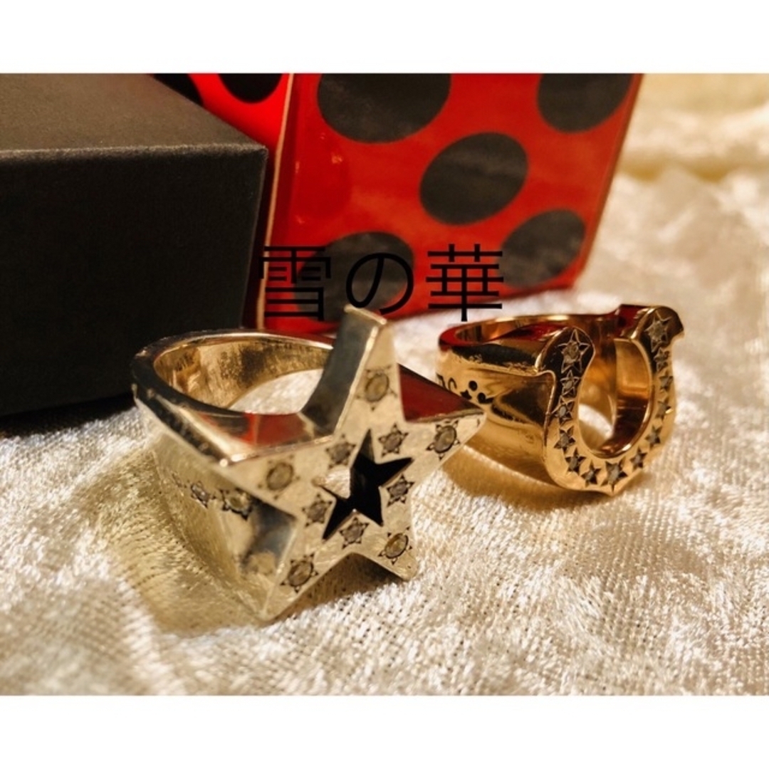 BANKROBBER(バンクロバー)の激レア BANKROBBER バンクローバー STAR BRIGHT RING メンズのアクセサリー(リング(指輪))の商品写真