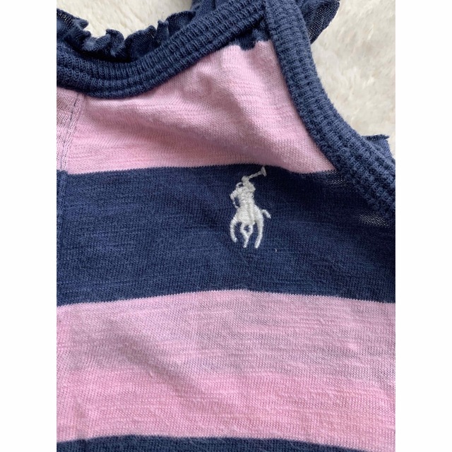 POLO RALPH LAUREN(ポロラルフローレン)のラルフローレン★キャミワンピース★ノースリーブ★ボーダー キッズ/ベビー/マタニティのベビー服(~85cm)(ワンピース)の商品写真