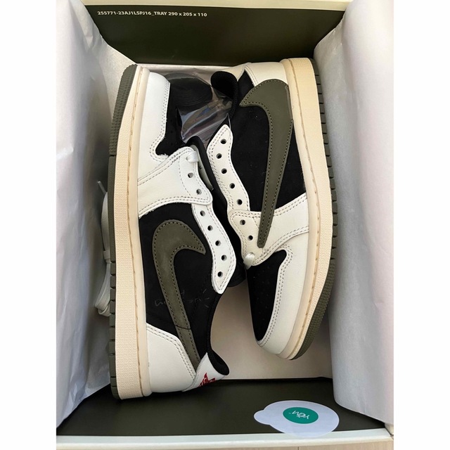 激安通販の NIKE - Travis Scott × Nike WMNS AirJordan1 23.5