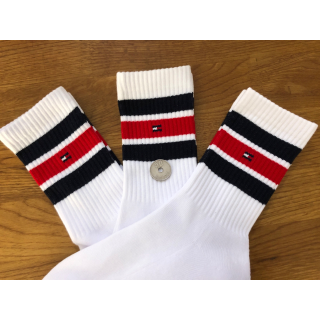 TOMMY HILFIGER(トミーヒルフィガー)の新品トミーヒルフィガーTOMMY HILFIGER レディース3足セット815 レディースのレッグウェア(ソックス)の商品写真