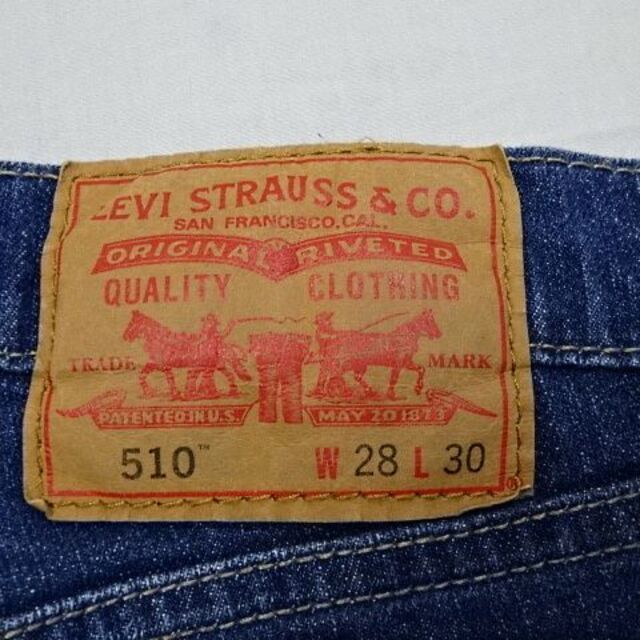 Levi's(リーバイス)のリーバイス☆510☆スーパースキニーデニム☆28☆ウェスト約70cm メンズのパンツ(デニム/ジーンズ)の商品写真