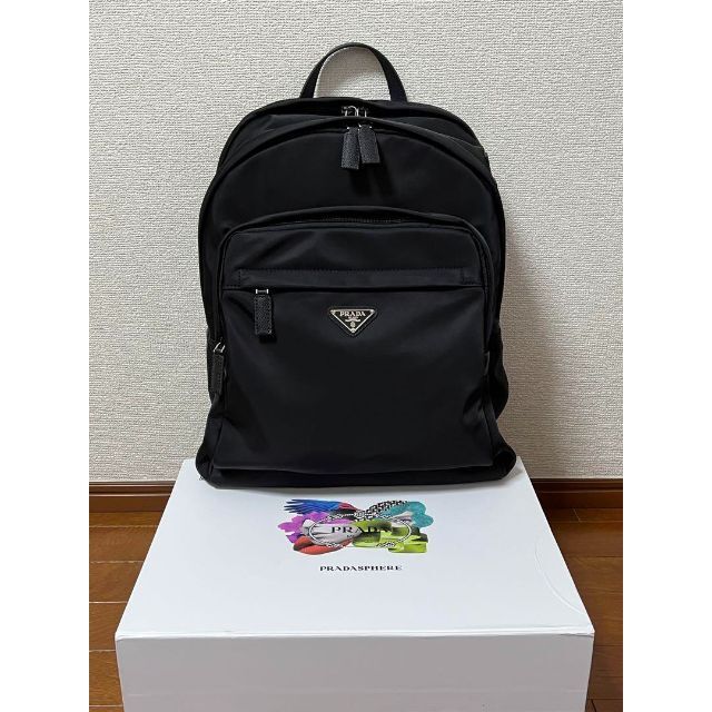 春のコレクション PRADA - プラダ Re-Nylon xサフィアーノレザー
