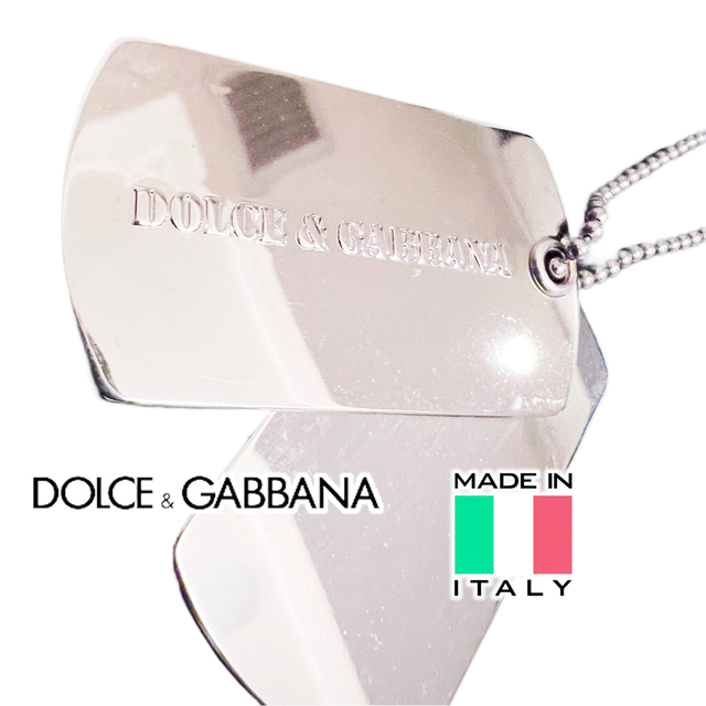 ドルチェ\u0026ガッバーナ シルバーネックレス DOLCE\u0026GABBANA ドルガバ