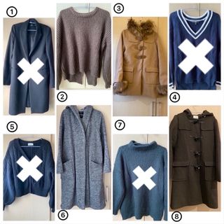 まとめ売り レディース 服 トップス コート ニット