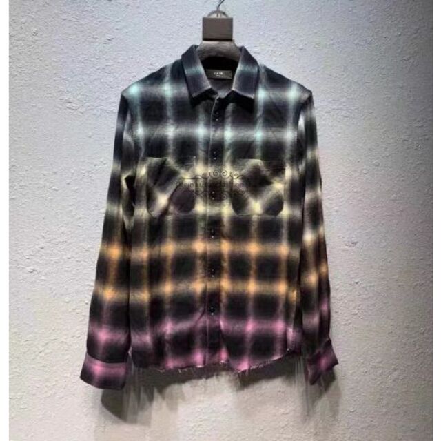 AMIRI アミリ グラデーション チェック ネルシャツ M 完売 aleksandra