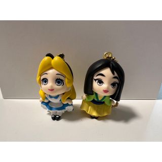 ディズニー(Disney)のディズニーヒロインでふぉるめガチャクリップ　【アリス】【ムーラン】(キャラクターグッズ)