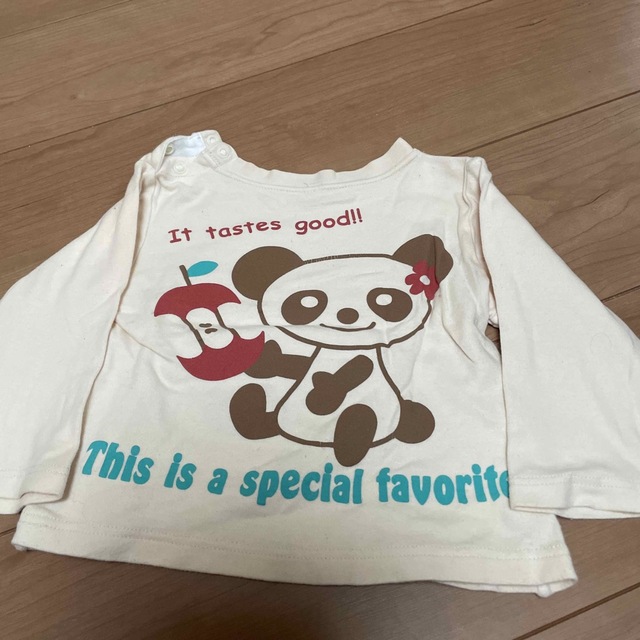 ニッセン(ニッセン)の長袖Tシャツ　パンダ キッズ/ベビー/マタニティのキッズ服女の子用(90cm~)(Tシャツ/カットソー)の商品写真