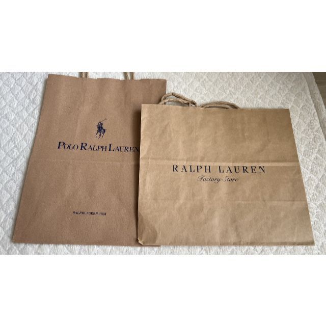 Ralph Lauren(ラルフローレン)のラルフローレン（Ralph Lauren)　ショップ袋２枚セット レディースのバッグ(ショップ袋)の商品写真