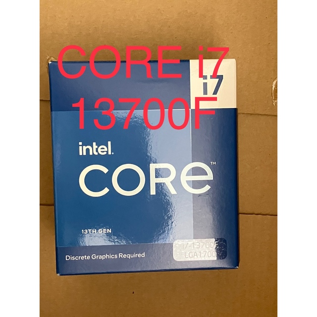 Intel 第13世代CPU RPL-S Core i7-13700Fの通販 by ゆー's shop｜ラクマ