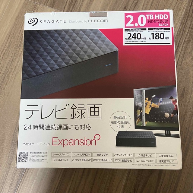 完売 ELECOM Seagate 外付けハードディスクExpansion SGD-N PC周辺機器