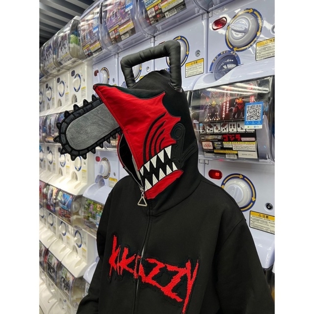 KAKAZZY BLACK CAR DRAGON HOODIE パーカー