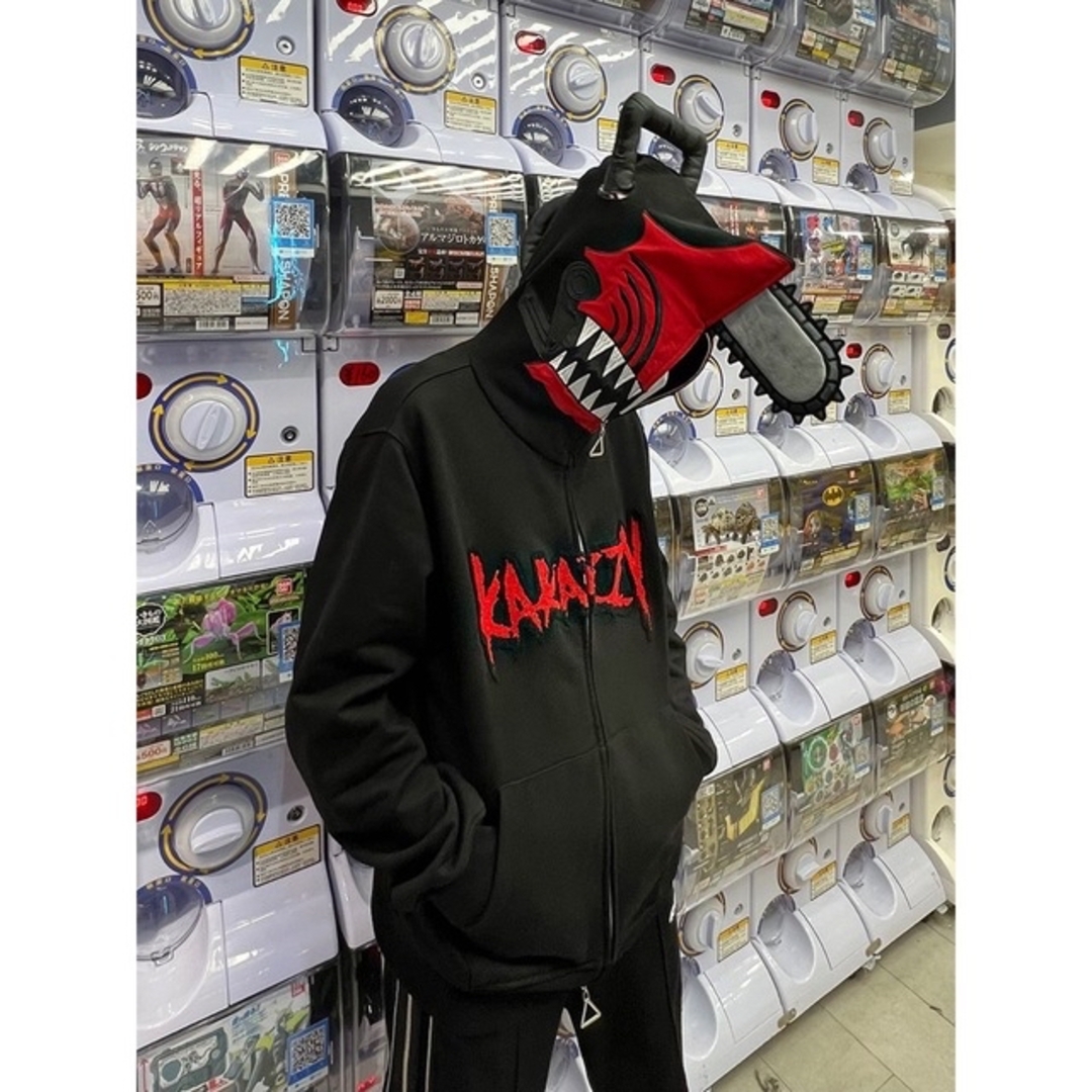 KAKAZZY HOODIE チェンソーマン パーカー フルジップ XLサイズ