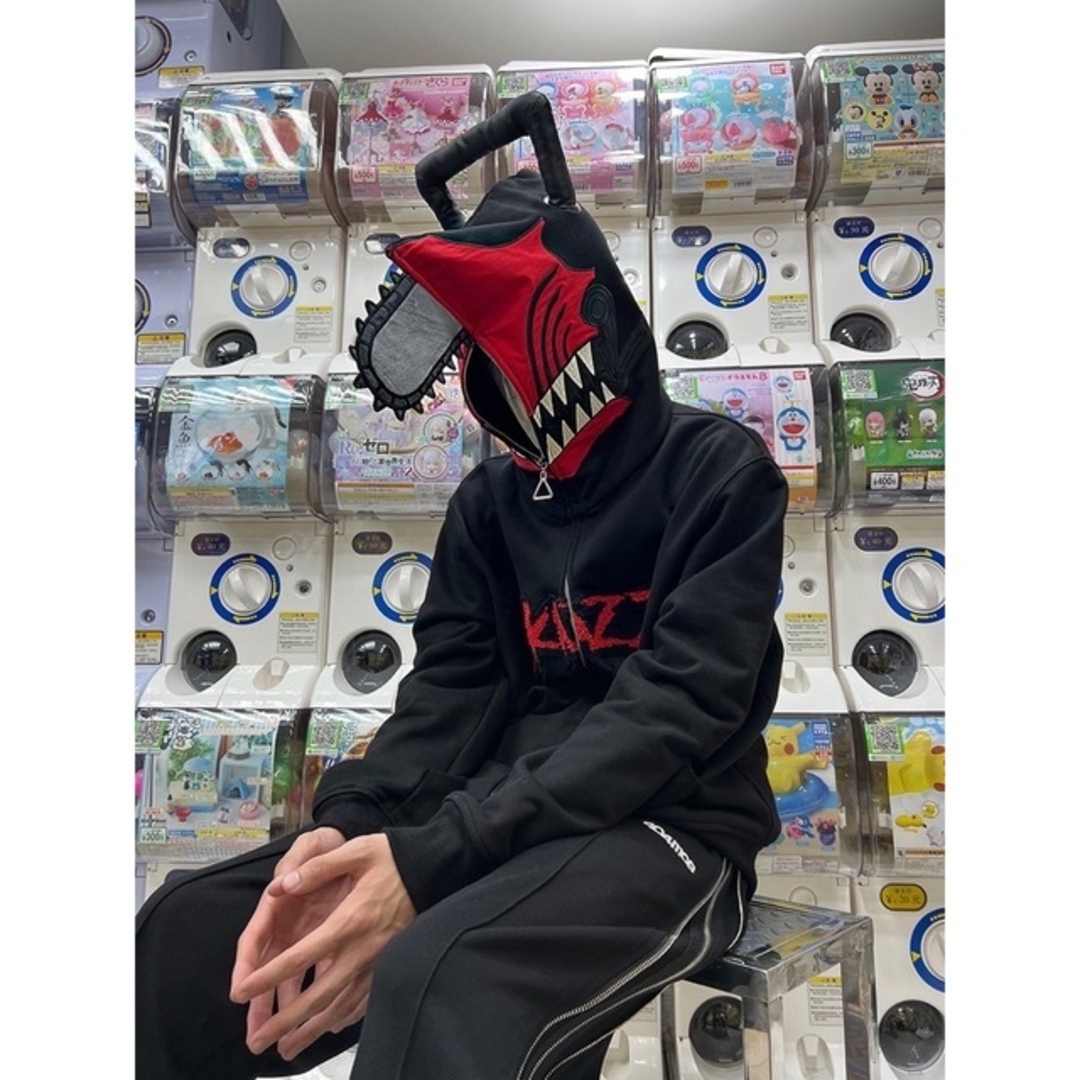 在庫処分kakazzy Full Zip Hoodie ブラック(L、XL)の通販 by Y's