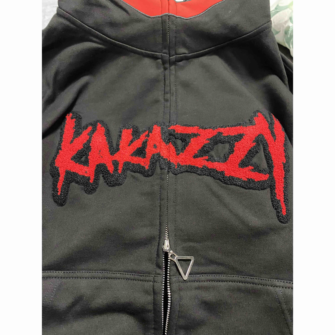 在庫処分kakazzy Full Zip Hoodie ブラック（L）