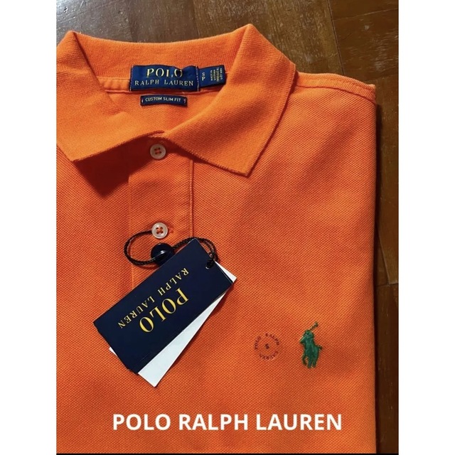 POLO ラルフローレン　ポロシャツ　オレンジ　米国購入　新品