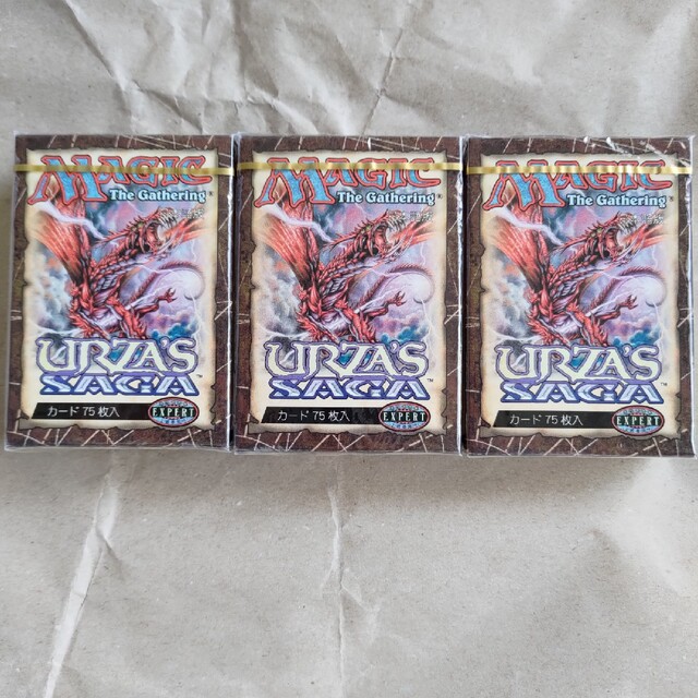 フランス買付 MTG ウルザズサーガ 日本語版 トーナメントパック 3個