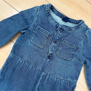 ベビーギャップ(babyGAP)のGAP デニムオールインワン(カバーオール)