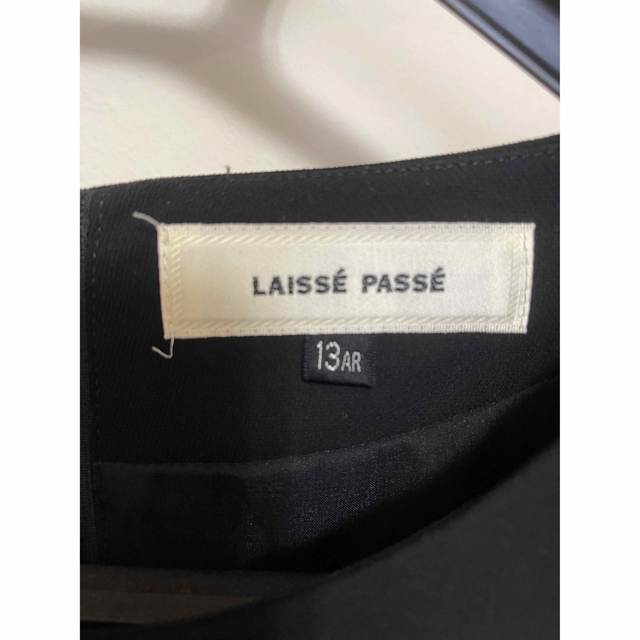 LAISSE PASSE(レッセパッセ)のレッセパッセ　ブラックフォーマル　ワンピース レディースのワンピース(ひざ丈ワンピース)の商品写真