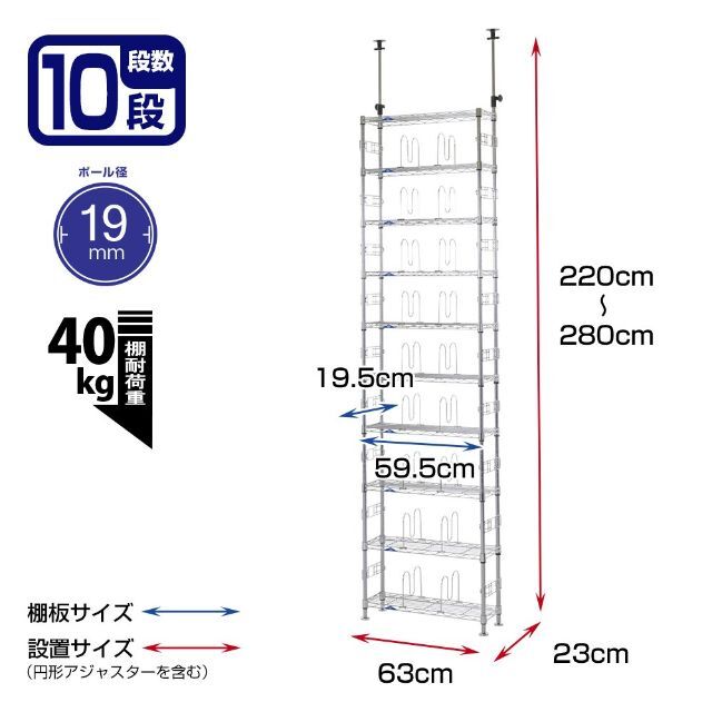 ドウシシャ ルミナス フィールシリーズ 用途に応じたオプションパーツも豊富 ポー インテリア/住まい/日用品の収納家具(その他)の商品写真