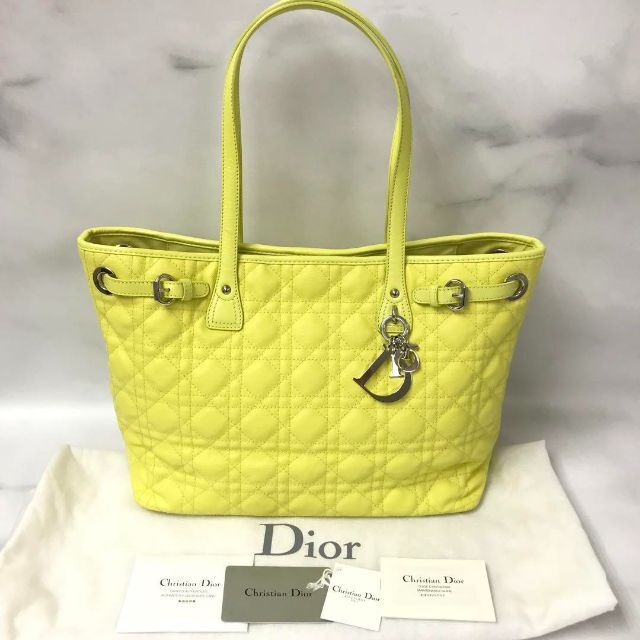 Dior ディオール パナレア トートバッグ イエロー ショルダー AO721