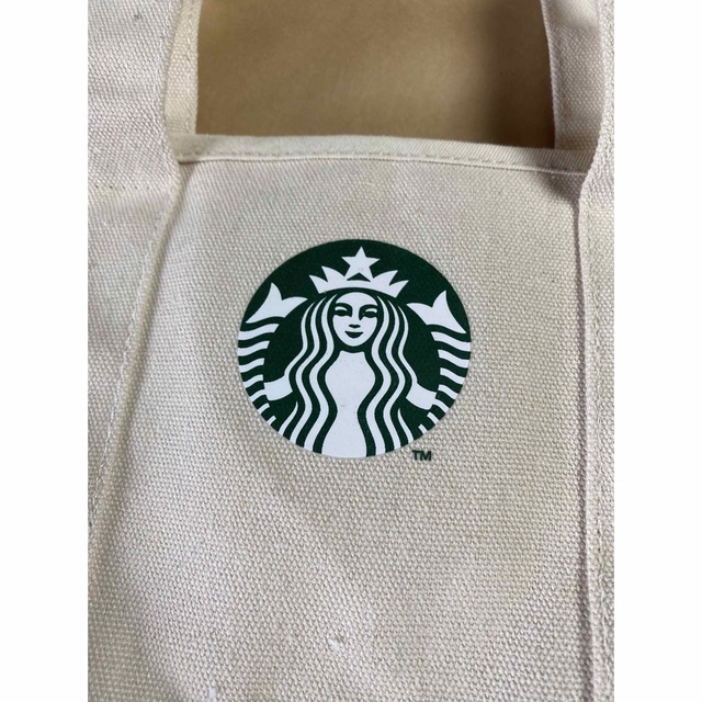 Starbucks Coffee(スターバックスコーヒー)の値下げ！スタバ●ミニトートバッグ●可愛いサイズ●帆布 レディースのバッグ(トートバッグ)の商品写真