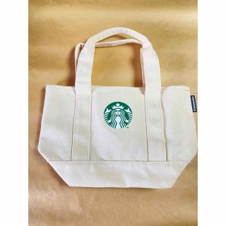 スターバックスコーヒー(Starbucks Coffee)の値下げ！スタバ●ミニトートバッグ●可愛いサイズ●帆布(トートバッグ)