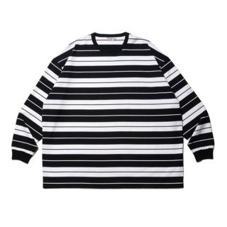 クーティー(COOTIE)のCOOTIE  Supima Border Oversized L/S Tee(Tシャツ/カットソー(七分/長袖))