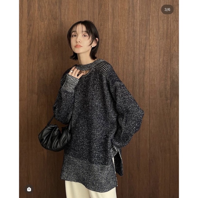 CLANE 　3D CABLE WIDE KNIT TOPS　クラネ　ニット