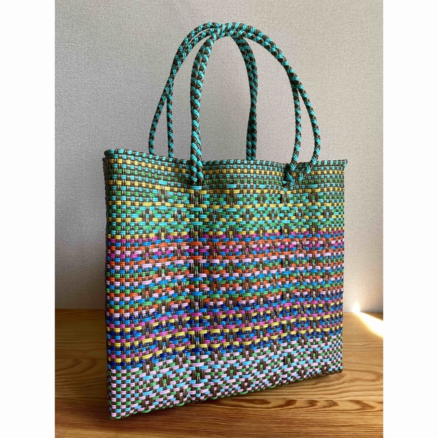 G534-L4-Lサイズ メキシコ オアハカ メルカドバッグの通販 by Sarita ... レスポートサック バッグ #L4