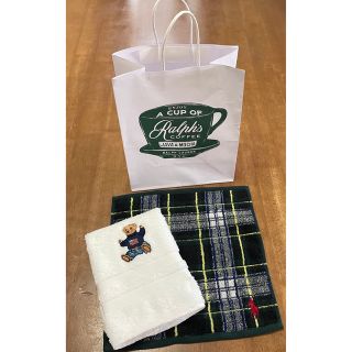 ポロラルフローレン(POLO RALPH LAUREN)のポロラルフローレン　ウォッシュタオル2枚セット(タオル/バス用品)