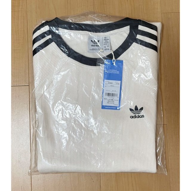 adidas(アディダス)の新品未使用　adidas スリーストライプス スリム半袖Tシャツ オリジナルス メンズのトップス(Tシャツ/カットソー(半袖/袖なし))の商品写真