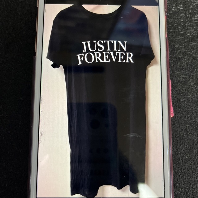 H&M(エイチアンドエム)のJUSTIN FOREVER. BIEBER レディースのトップス(Tシャツ(半袖/袖なし))の商品写真