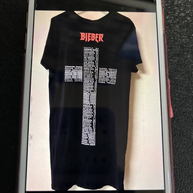 H&M(エイチアンドエム)のJUSTIN FOREVER. BIEBER レディースのトップス(Tシャツ(半袖/袖なし))の商品写真