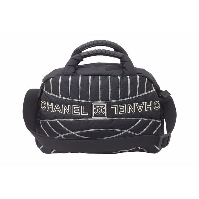 CHANEL シャネル スポーツライン 2WAY ナイロン ショルダーバッグ 10