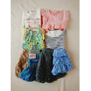 ブランシェス(Branshes)のキッズ 女の子 100サイズ 夏服 8点 まとめ売り(Tシャツ/カットソー)