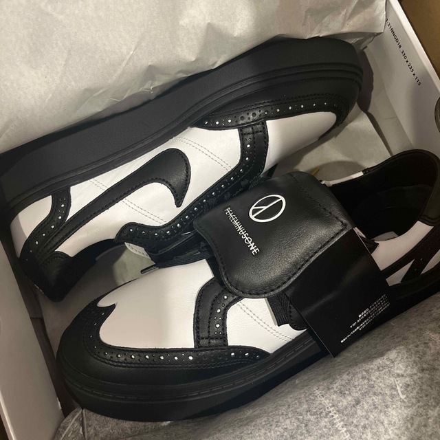 PEACEMINUSONE × Nike Kwondo1 black whiteメンズ色