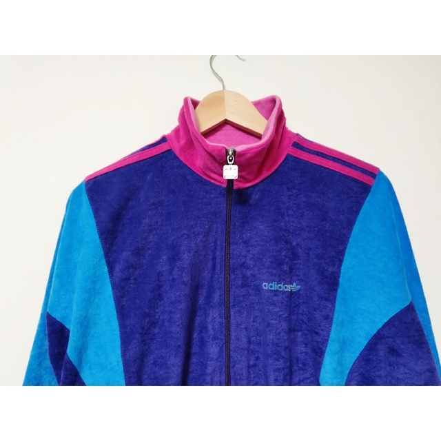 adidas(アディダス)のadidas アディダス マルチカラー  ジャージ 銀タグ 90s メンズのトップス(ジャージ)の商品写真