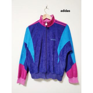 アディダス(adidas)のadidas アディダス マルチカラー  ジャージ 銀タグ 90s(ジャージ)