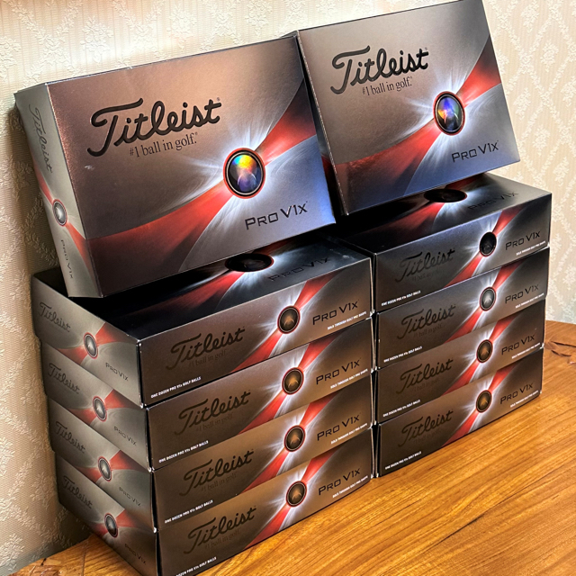 送料無料  10ダースセット Titleist  NEW PRO V1x 2