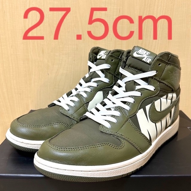 NIKE - AIR JORDAN 1 " OLIVE CANVAS "