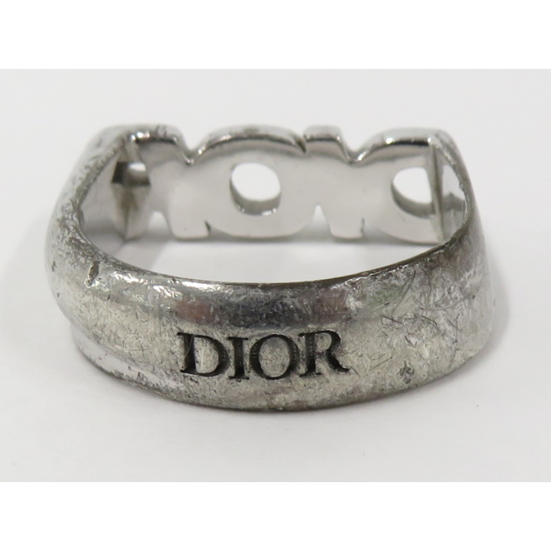 Christian Dior - Christian Dior ロゴ シルバー リング 19号 Christian Dior - Christian Dior ロゴ シルバー リング 19号