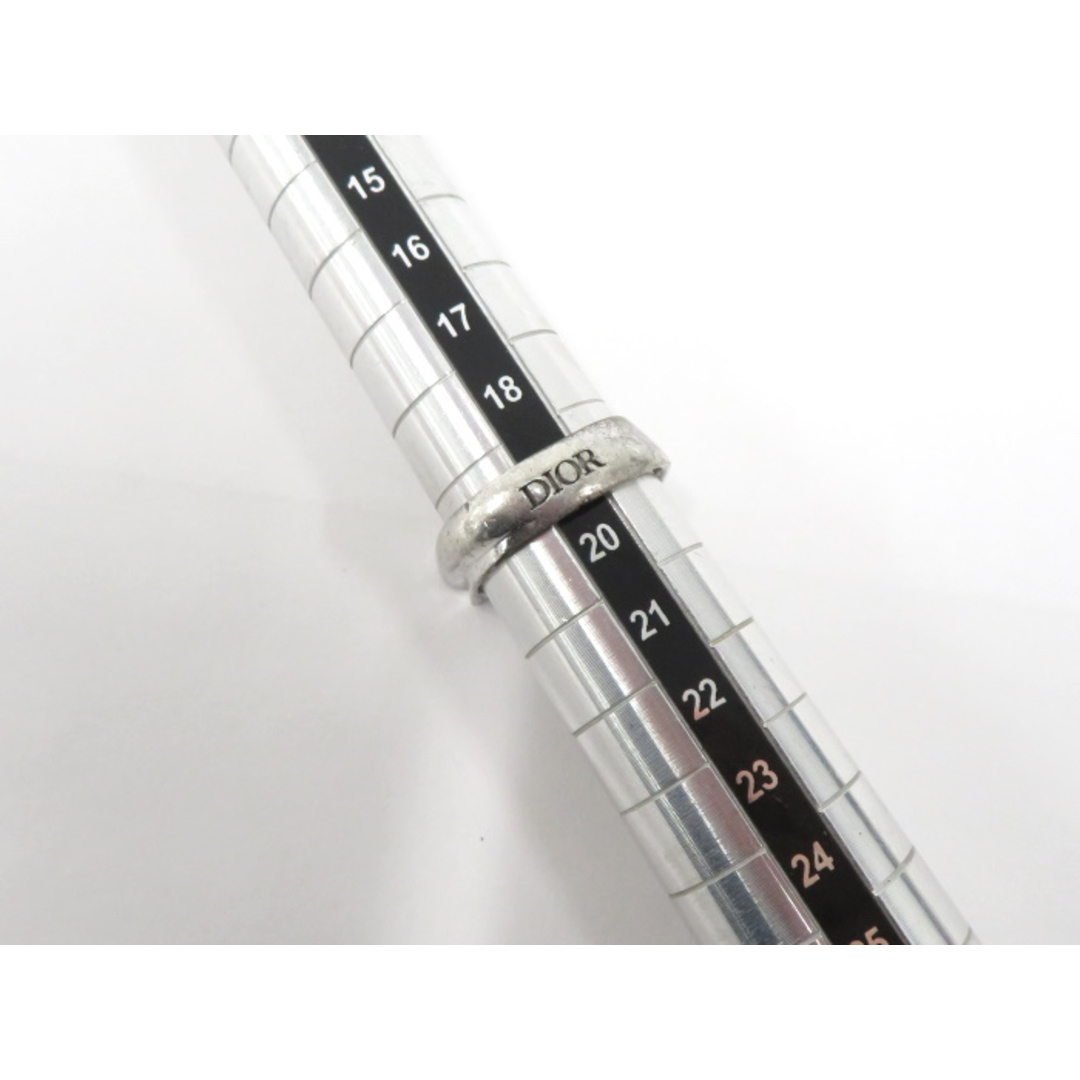 Christian Dior - Christian Dior ロゴ シルバー リング 19号 Christian Dior - Christian Dior ロゴ シルバー リング 19号