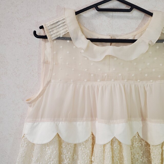 franche lippee(フランシュリッペ)のフランシュリッペ☆チュールだんだんブラウス レディースのトップス(シャツ/ブラウス(半袖/袖なし))の商品写真