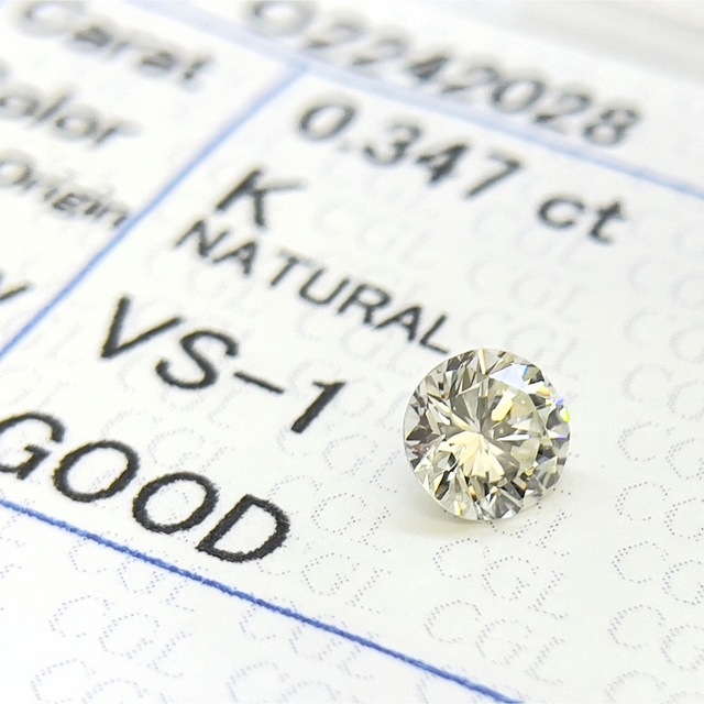 ダイヤルース 0.347ct K VS-1 GOOD | www.jarussi.com.br