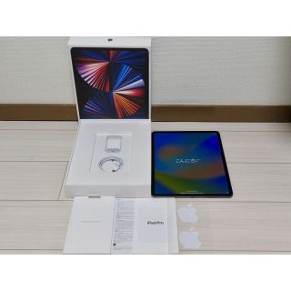 アイパッド(iPad)のM1 iPadPro 12.9 第5世代　256GB MHNH3J/A AC＋(タブレット)