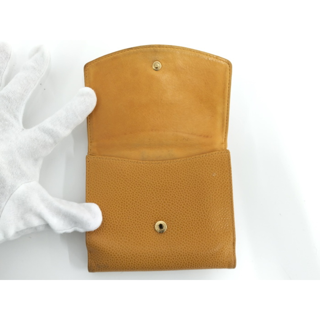 CHANEL(シャネル)のCHANEL Wホック 二つ折り財布 ココマーク キャビアスキン レザー レディースのファッション小物(財布)の商品写真