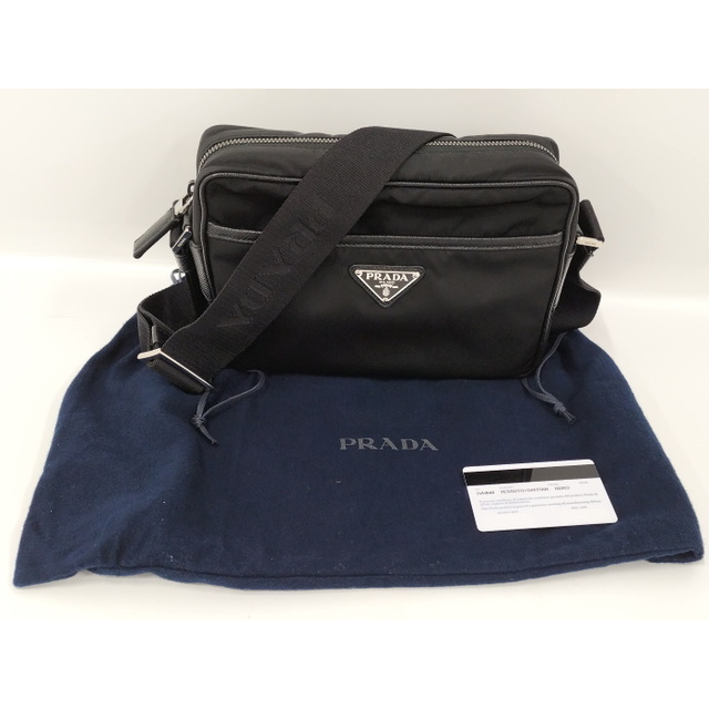 PRADA ショルダーバッグ ナイロン ブラック 2VH048 PRADA ショルダーバッグ ナイロン ブラック 2VH048
