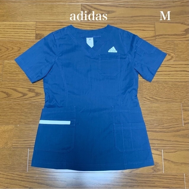 adidas(アディダス)の【橘様専用】adidasスクラブ M / adidasジャージ BLACK  S レディースのトップス(Tシャツ(半袖/袖なし))の商品写真