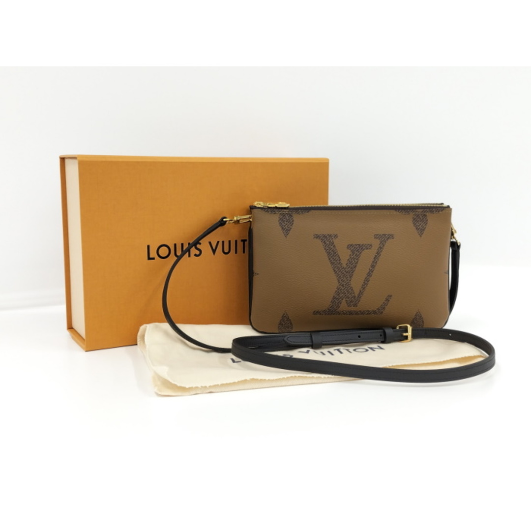 LOUIS VUITTON(ルイヴィトン)のLOUIS VUITTON ポシェット ドゥーブル ジップ ショルダーポーチ レディースのバッグ(ショルダーバッグ)の商品写真